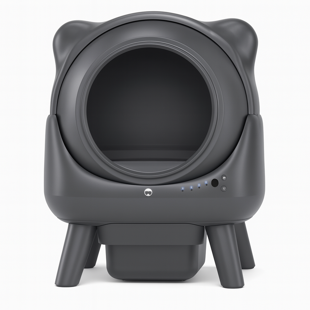 Litière Autonettoyante Connectée pour Chat – Bac XL avec App, Sécurité 10 Capteurs, Fonction Silencieuse & Nettoyage Facile