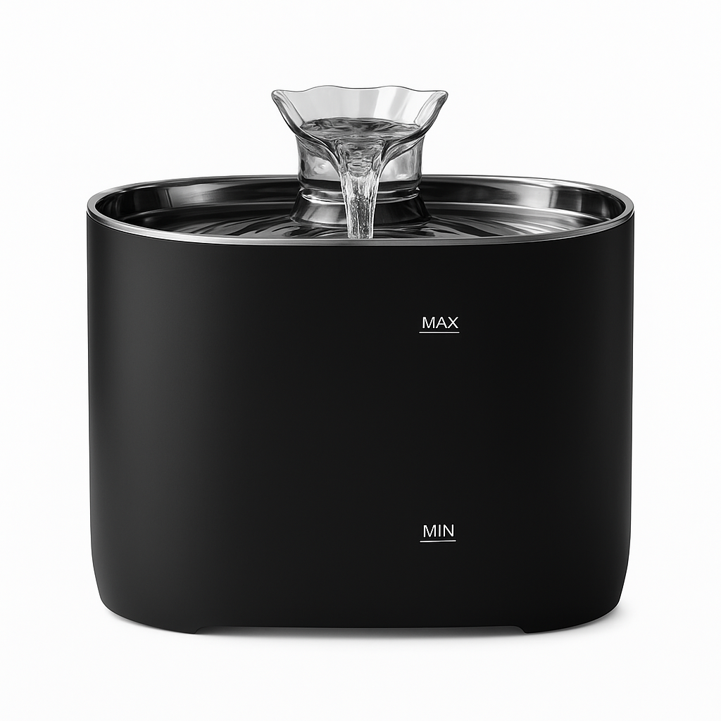Fontaine à Eau Automatique pour Chats – 2,5L avec Filtre de Rechange – Distributeur Silencieux et Hygiénique pour Animaux