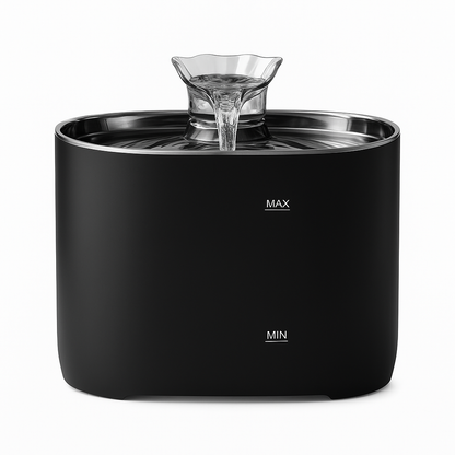 Fontaine à Eau Automatique pour Chats – 2,5L avec Filtre de Rechange – Distributeur Silencieux et Hygiénique pour Animaux