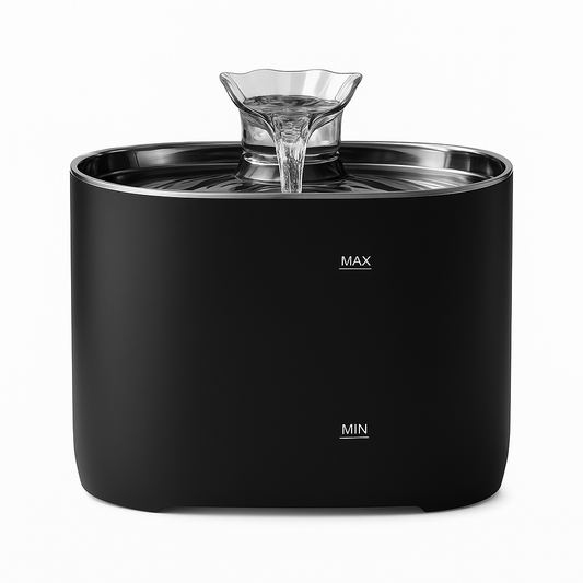 Fontaine à Eau Automatique pour Chats – 2,5L avec Filtre de Rechange – Distributeur Silencieux et Hygiénique pour Animaux