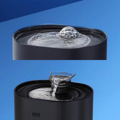 Fontaine à Eau Automatique pour Chats – 2,5L avec Filtre de Rechange – Distributeur Silencieux et Hygiénique pour Animaux